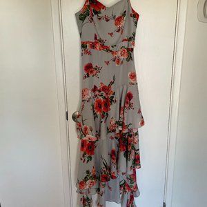 Beautiful Leith Floral Tiered Long Dress Size Small